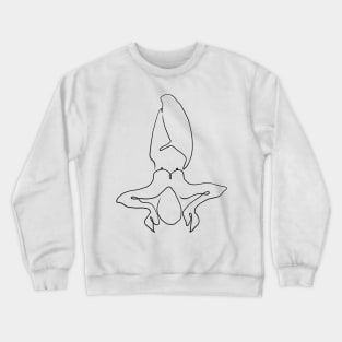 Cancer Celestial Line Art Crewneck Sweatshirt